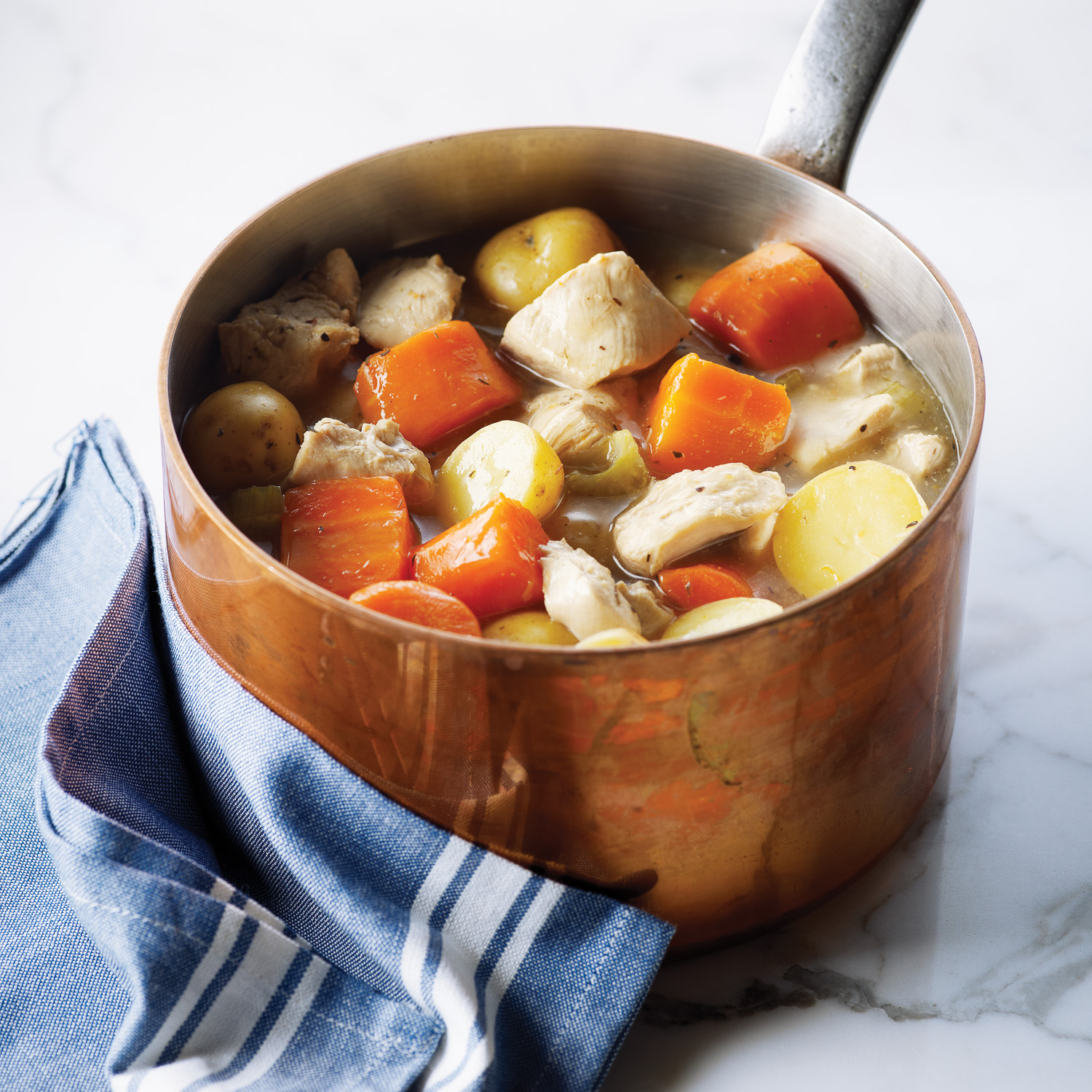 Ragoût de poulet express (sans gluten) Le Poulet du Québec Recettes