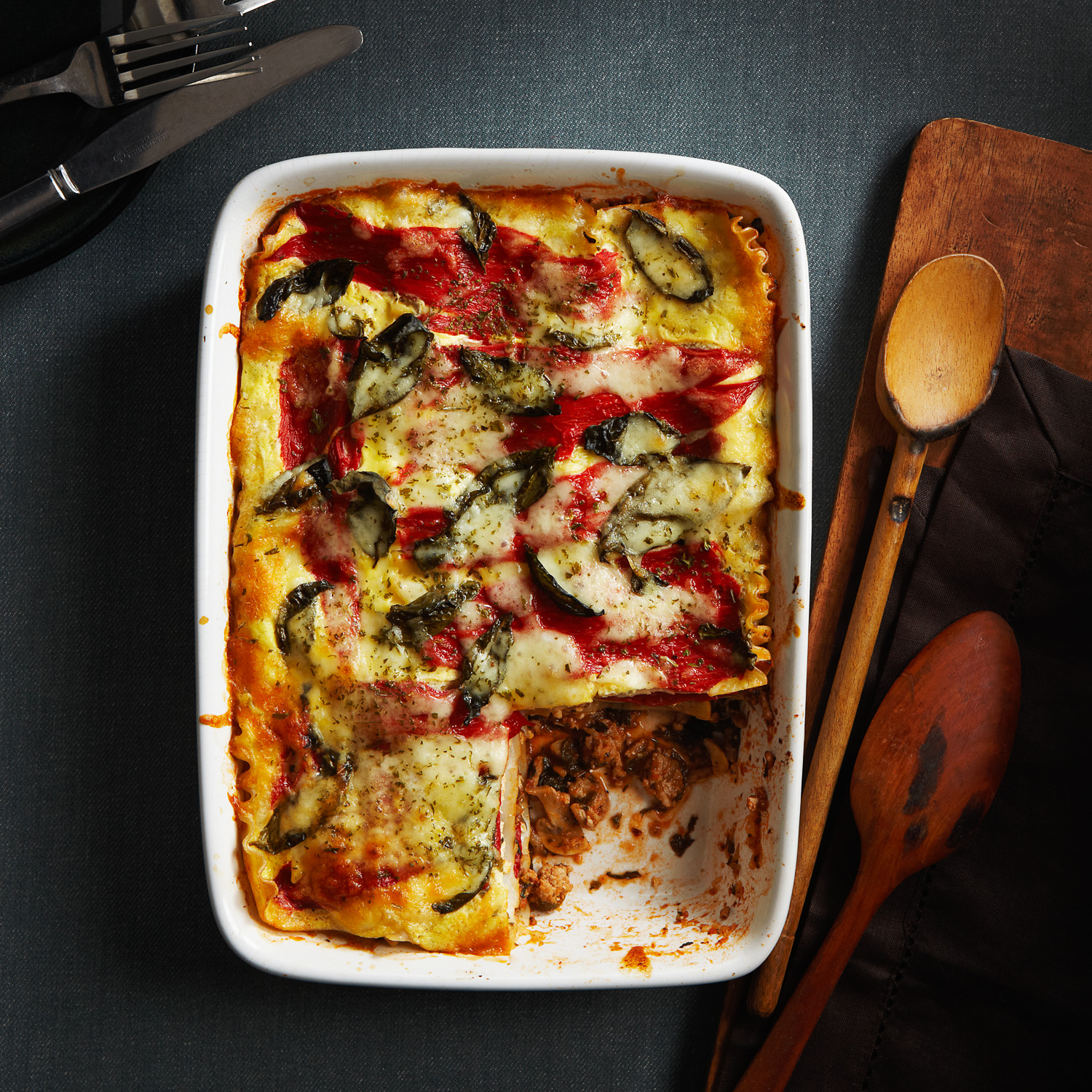 Lasagne Aux Poivrons Rouges R Tis Et Au Poulet Sans Gluten Le Poulet Du Qu Bec Recettes De