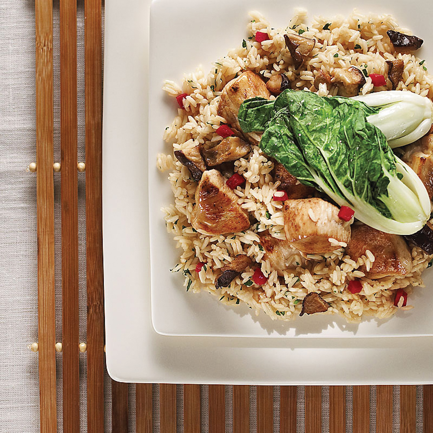 Riz au poulet et aux shiitakes - Le Poulet du Québec: Recettes de ...