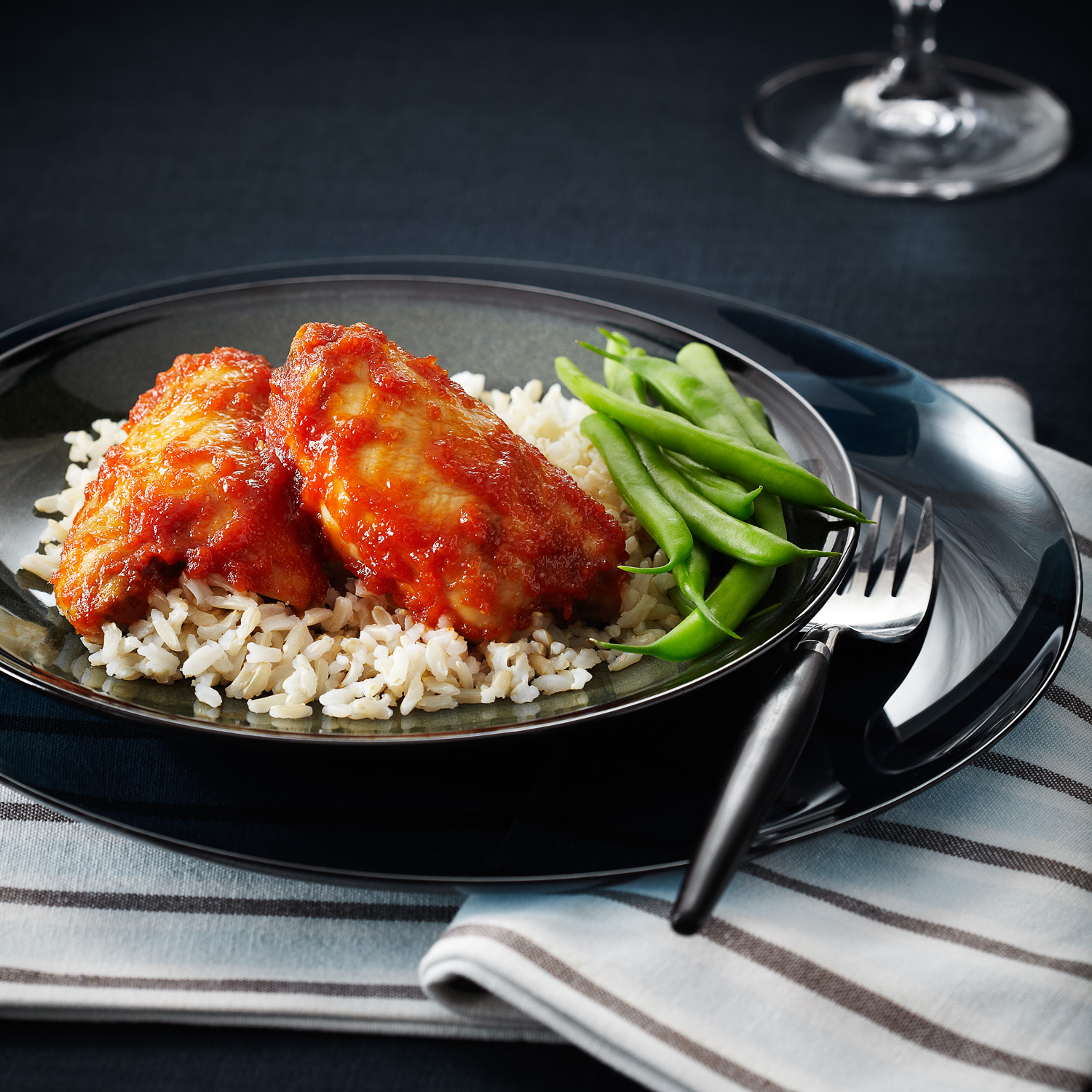 Poulet rôti avec sauce barbecue aux ananas Le Poulet du Québec