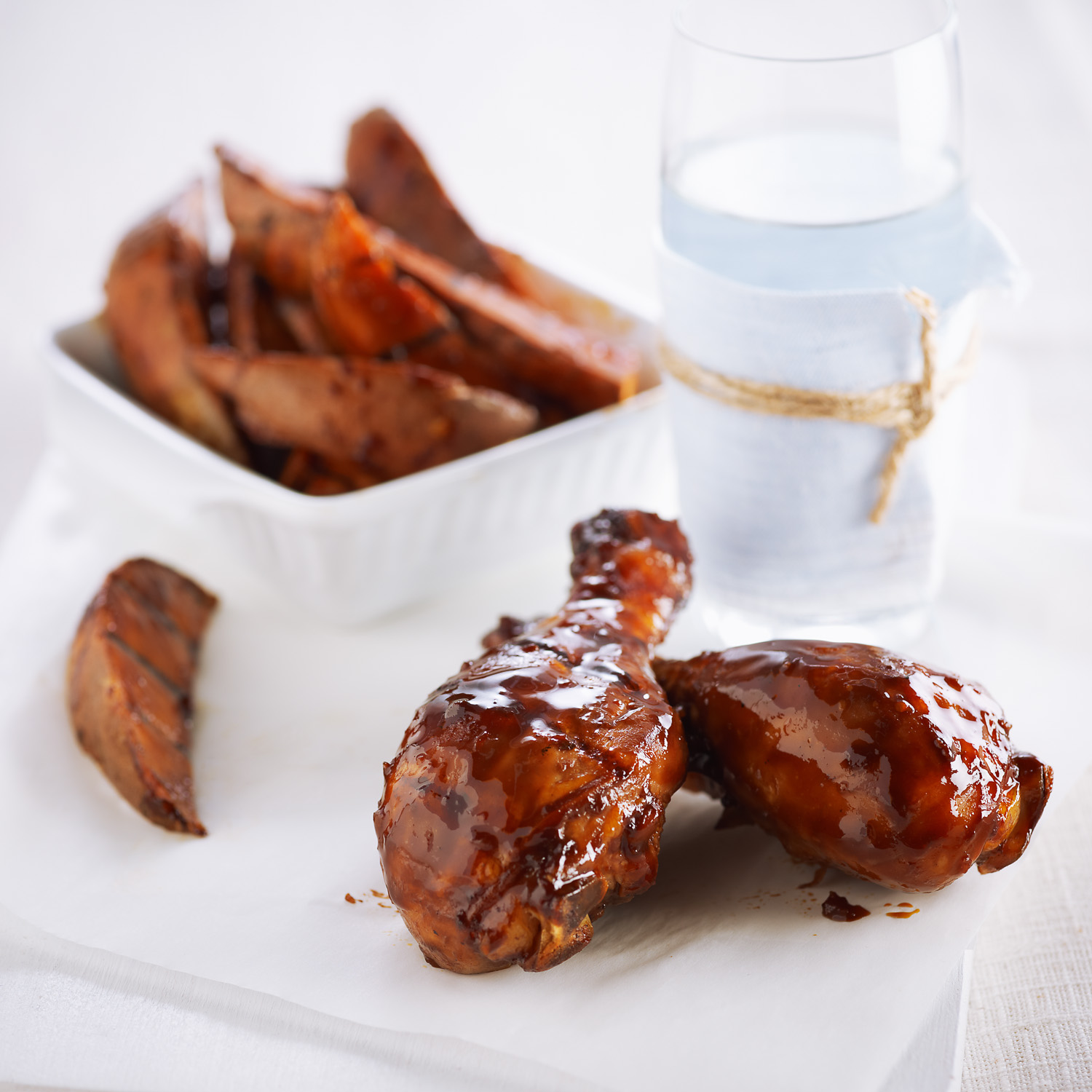 Pilons De Poulet BBQ Avec Patates Douces - Le Poulet Du Québec ...