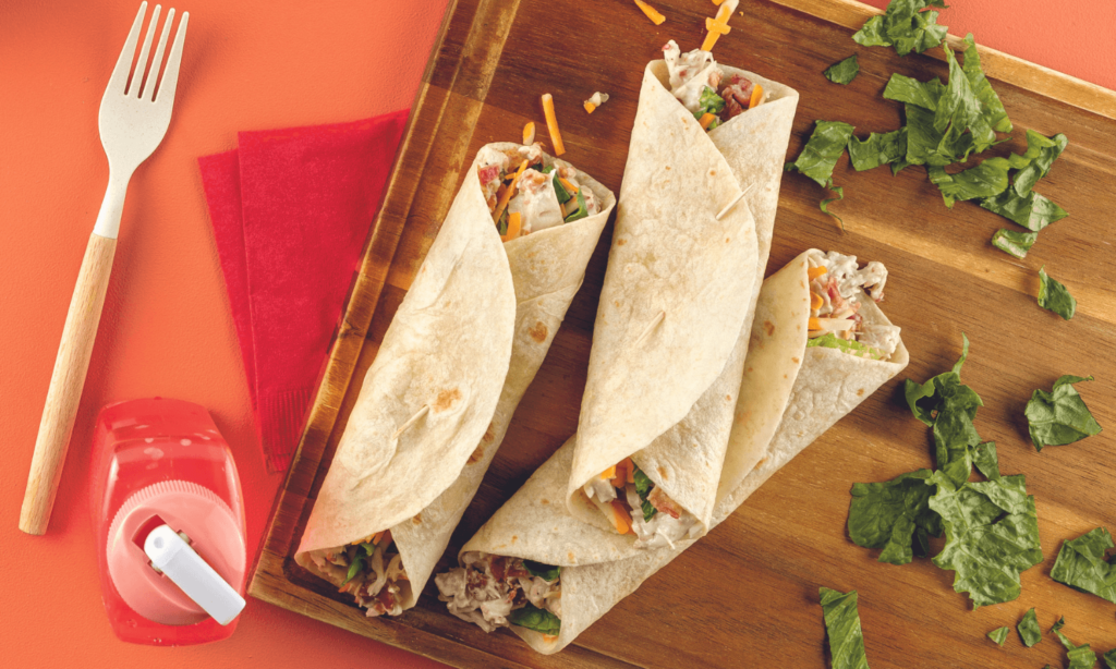 Wraps au poulet ranch