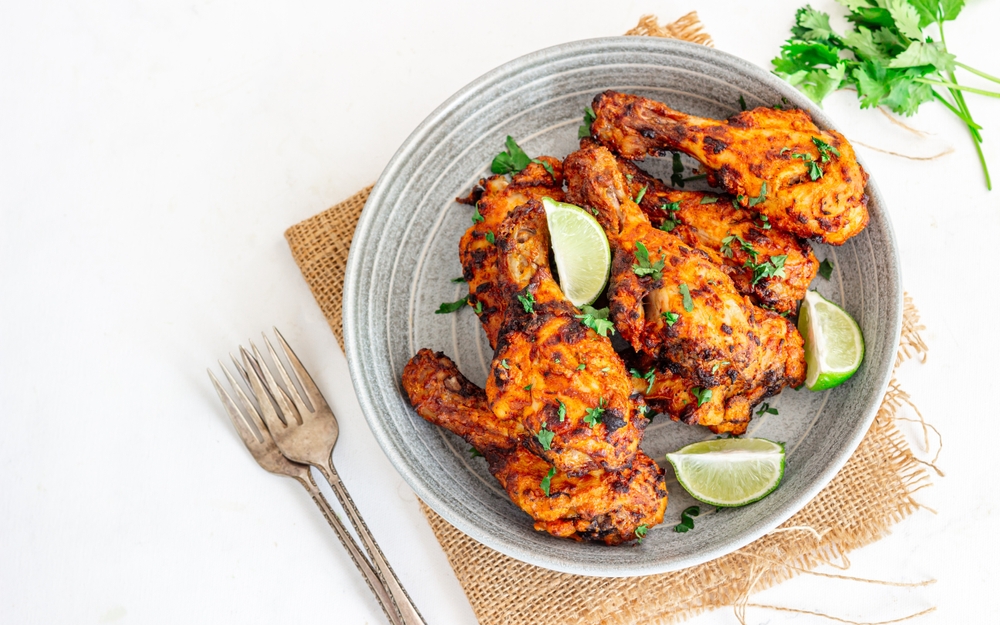 Pilons de poulet au citron et salsa verde