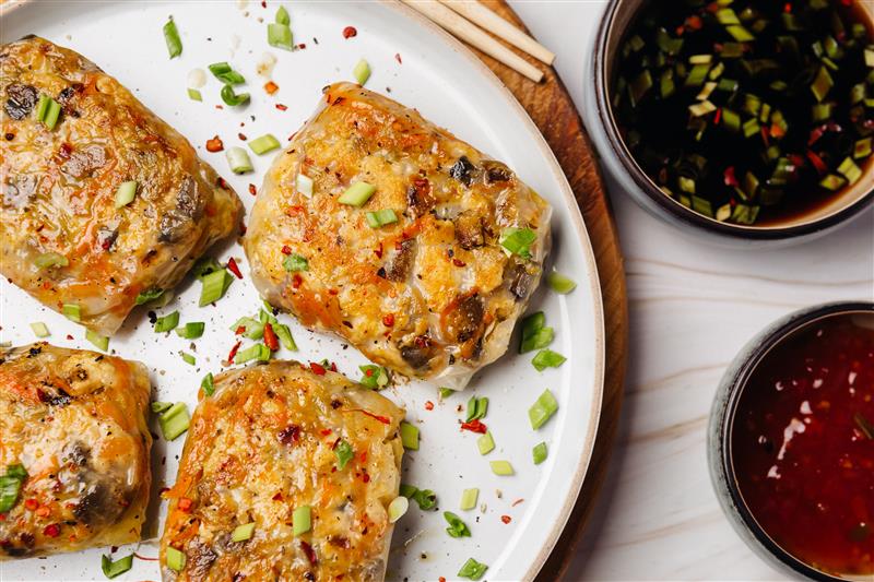 Dumplings croustillants au poulet