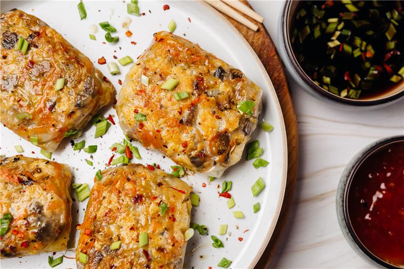 Dumplings croustillants au poulet